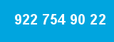 922 754 90 22
